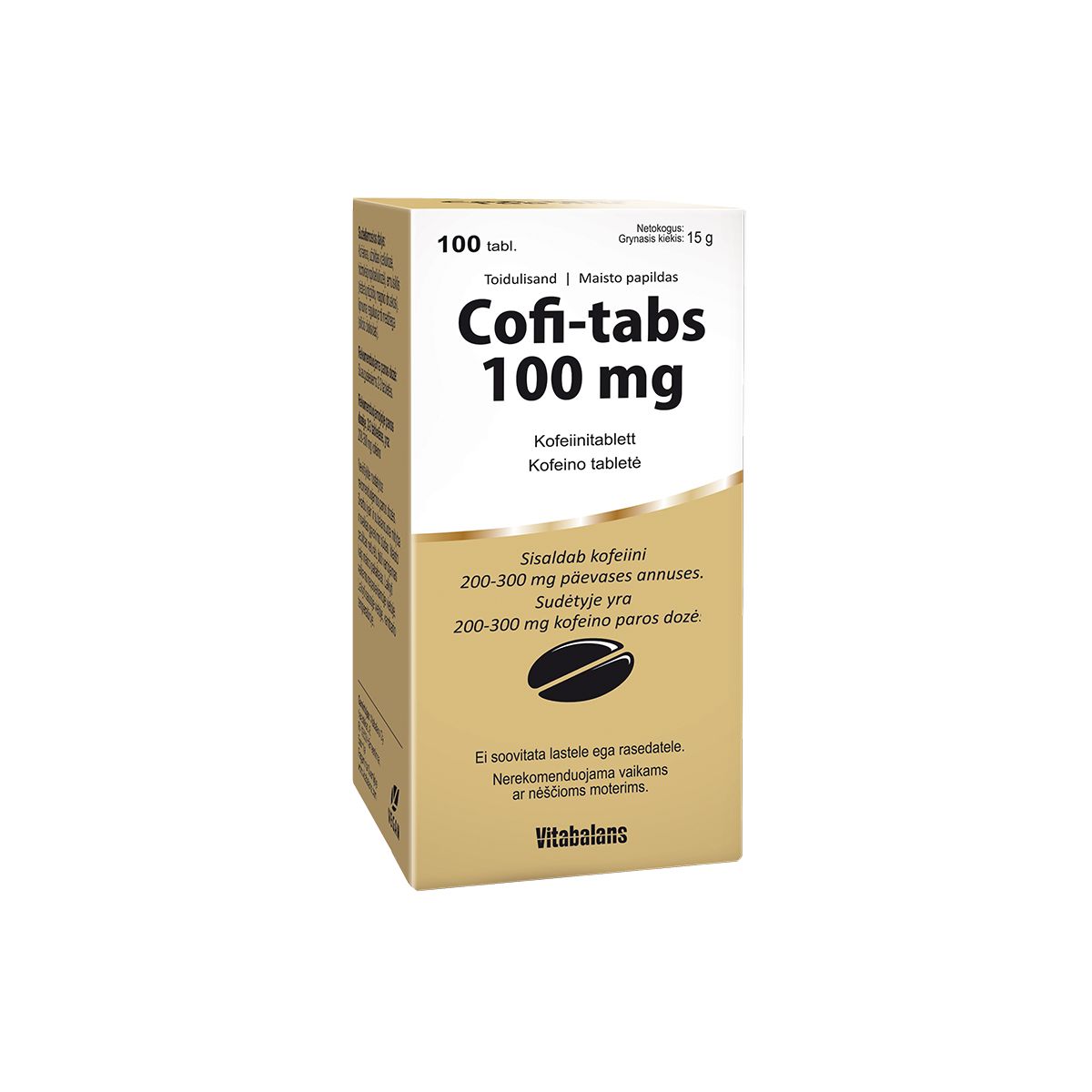 COFI-TABS TBL 100MG N100 - Product Image