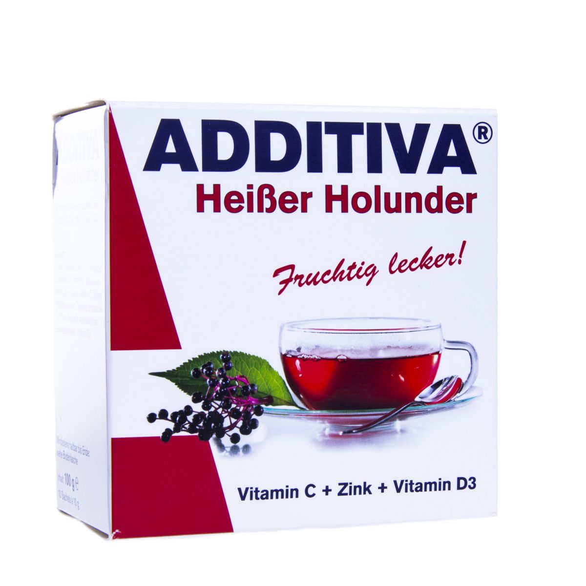 ADDITIVA KUUM JOOK ZN+VIT C+D3 N10 MUSTA LEEDRIGA - Product Image