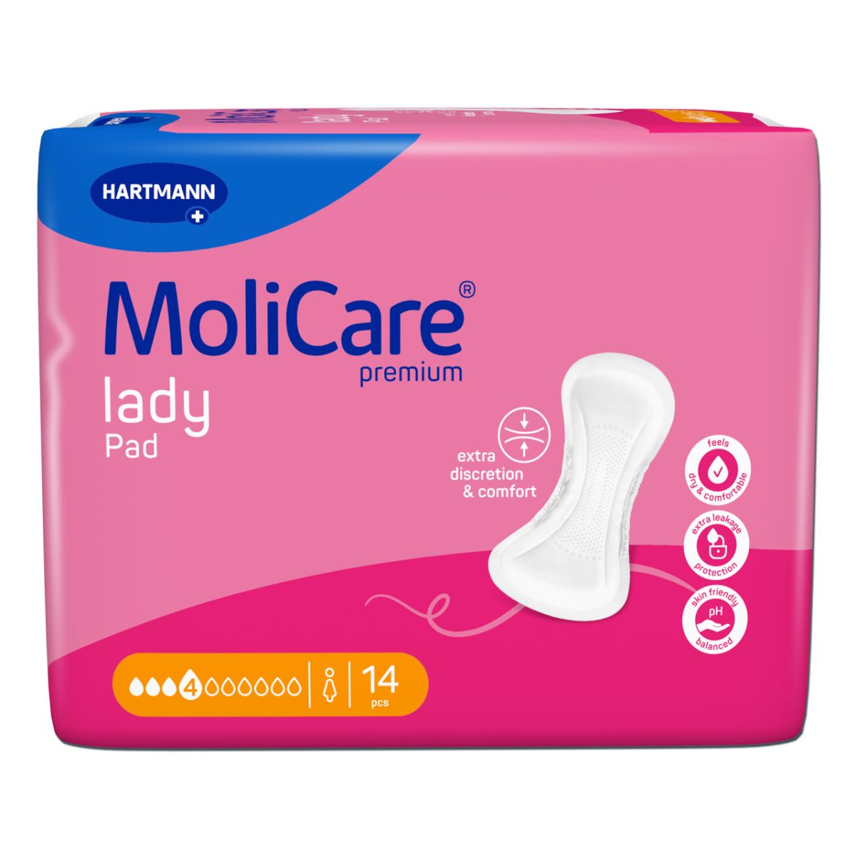 MOLICARE PAD LADY 4 TILKA N14 /168046/ UUS PAKEND - Product Image