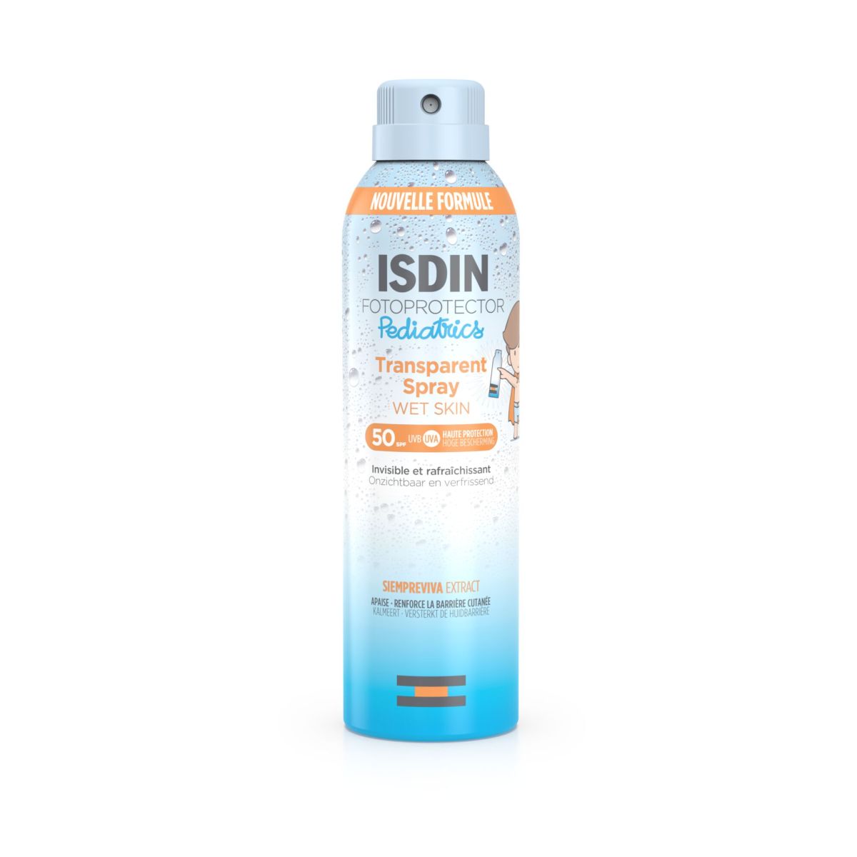 ISDIN SUN PÄIKESEKAITSEAEROSOOL VEEKINDEL LASTE SPF50 250ML - Product Image