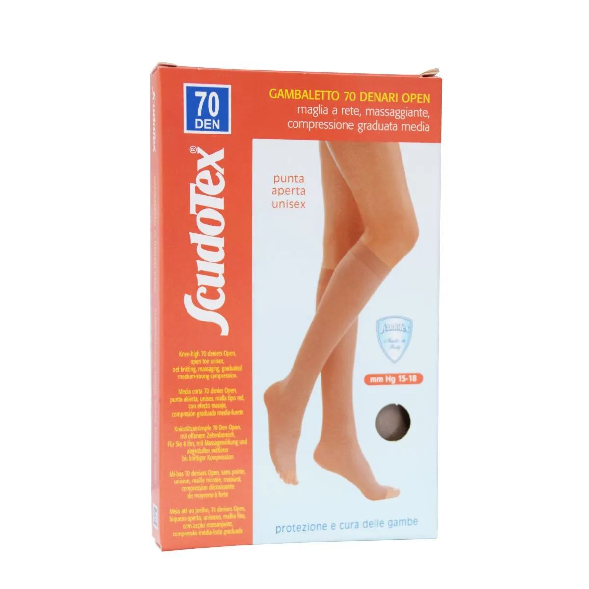 ГОЛЬФЫ SCUDOTEX С ОТКРЫТЫМ НОСКОМ 70DEN T3 NATURE(S824NA/3) - Product Image