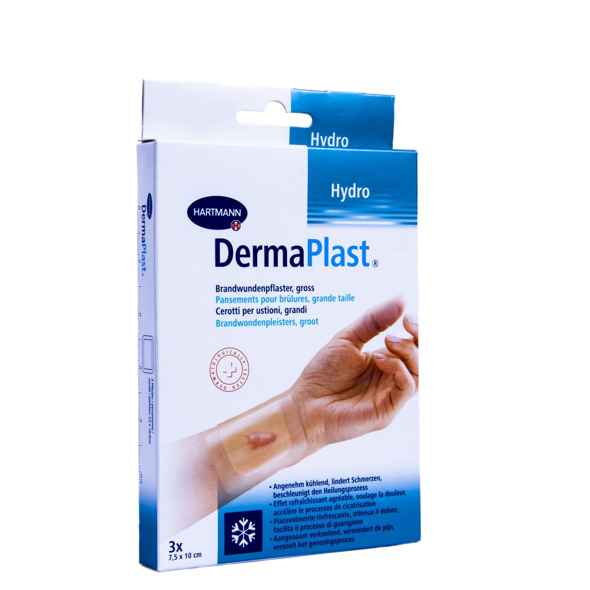 DERMAPLAST PLAASTRID PÕLETUSHAAVADELE EFFECT 7,5X10CM N3