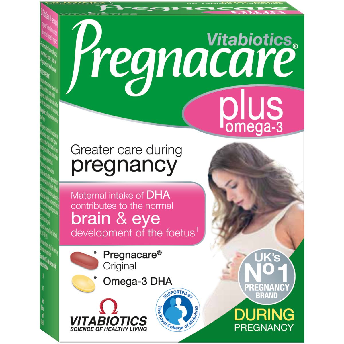 PREGNACARE PLUS OMEGA-3 DUAL PACK N28X2 - Product Image
