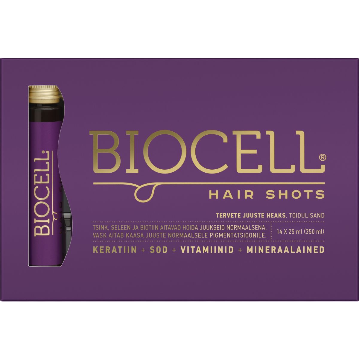 BIOCELL HAIR SHOTS 25ML N14 - Product Image