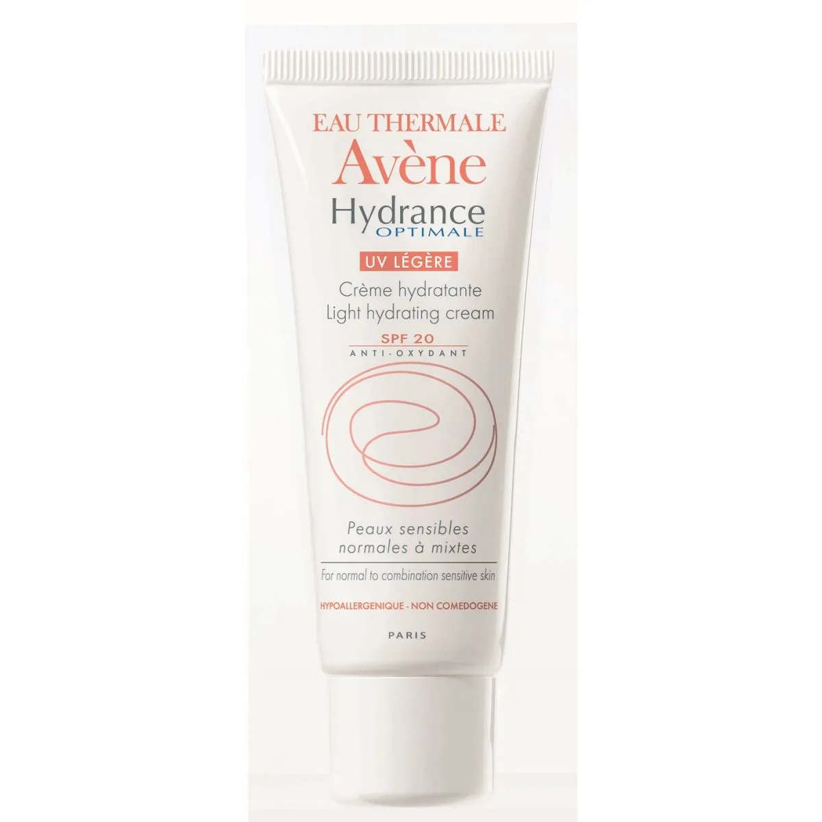 AVENE HYDRANCE LIGHT NIISUTAV KREEM NORM SPF20 40ML - Product Image