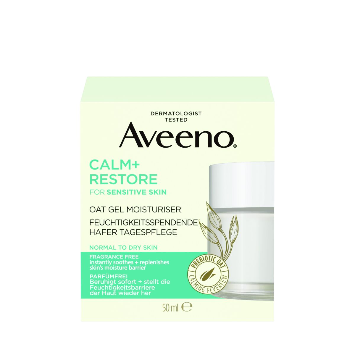 AVEENO CALM+RESTORE GEELKREEM 50ML - Product Image 1