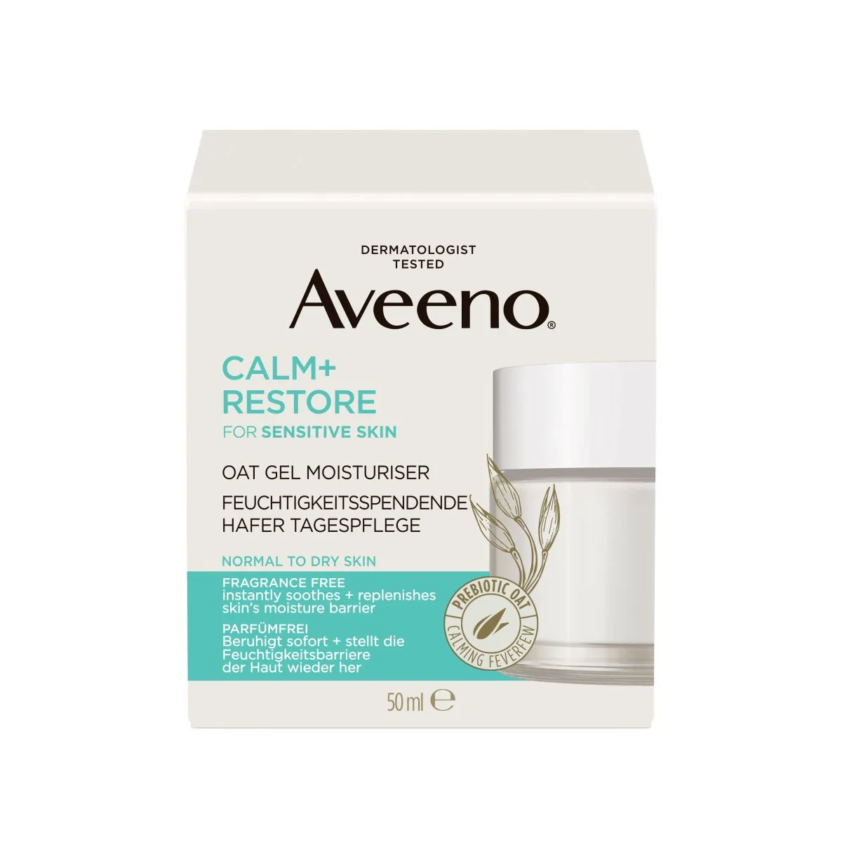 AVEENO CALM+RESTORE GEELKREEM 50ML - Product Image 1
