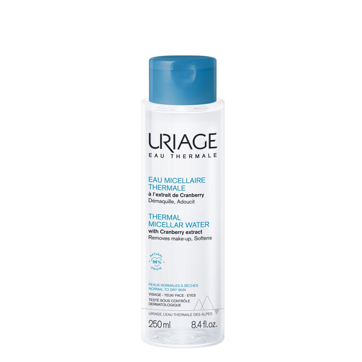 URIAGE MITSELLAARVESI NORMAALSELE JA KUIVALE NAHALE 250ML - Product Image