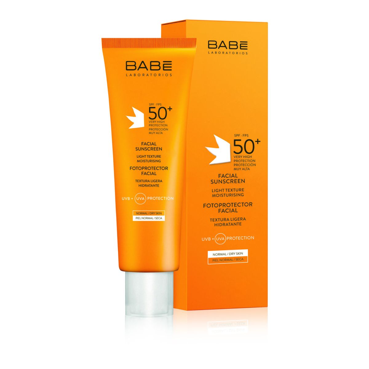 Солнцезащитный крем для лица SPF50+ с лёгкой текстурой