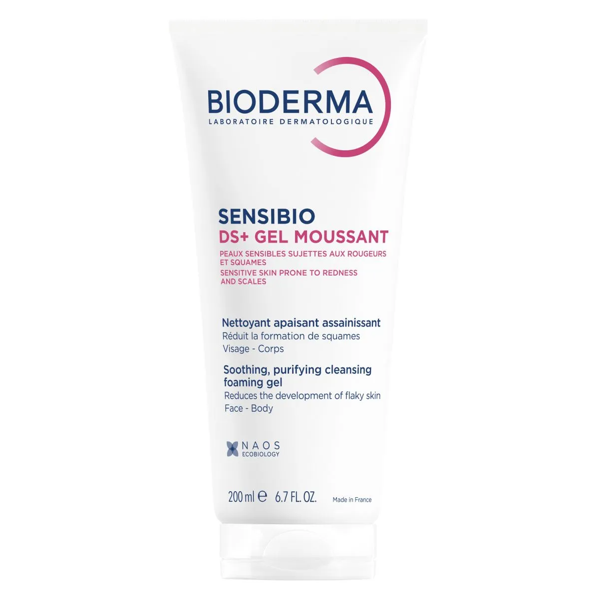 BIODERMA SENSIBIO DS+ PUHASTUSGEEL PUNETAVALE NAHALE 200ML UUS - Product Image