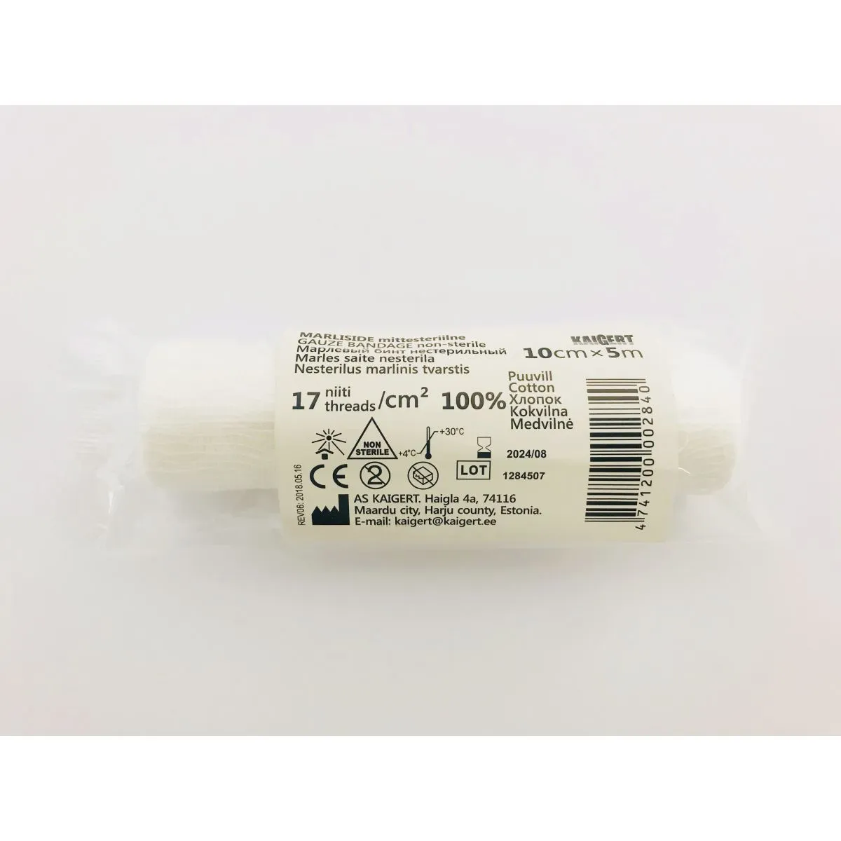 SIDE (MITTESTERIILNE) 10CMX5M (KAIGERT) - Product Image