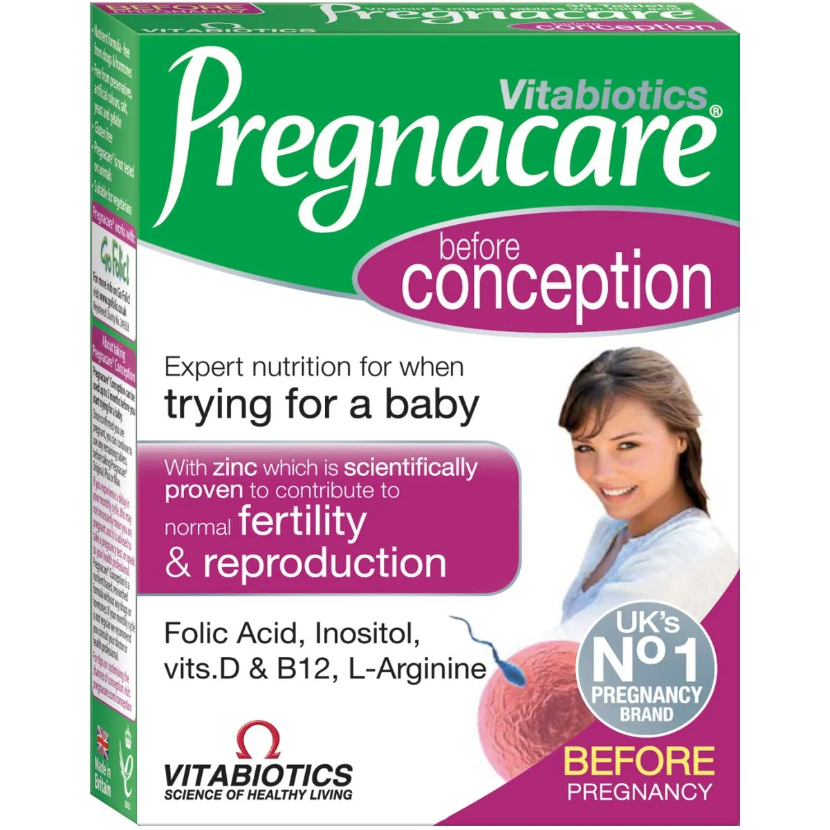 PREGNACARE CONCEPTION TBL N30 - Product Image