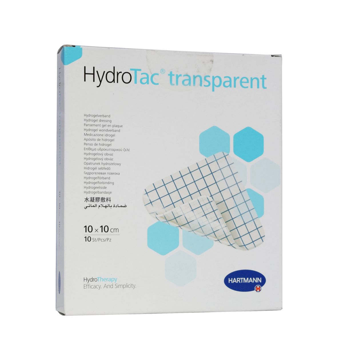 HYDROTAC TRANSPARENT HAAVASIDE 10X10CM N10 /685906/ - Product Image