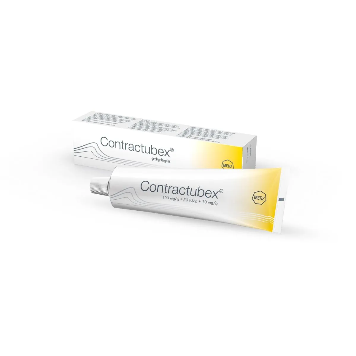 CONTRACTUBEX GEEL 50RÜ+10MG+100MG/G 20G - Product Image