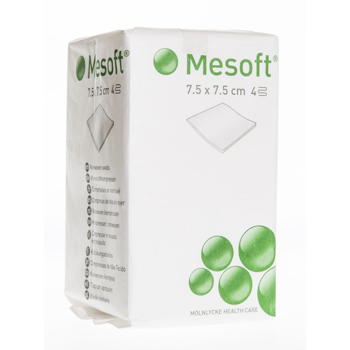 MESOFT TAMPOONID MITTESTER 7,5X7,5CM N100 - Product Image
