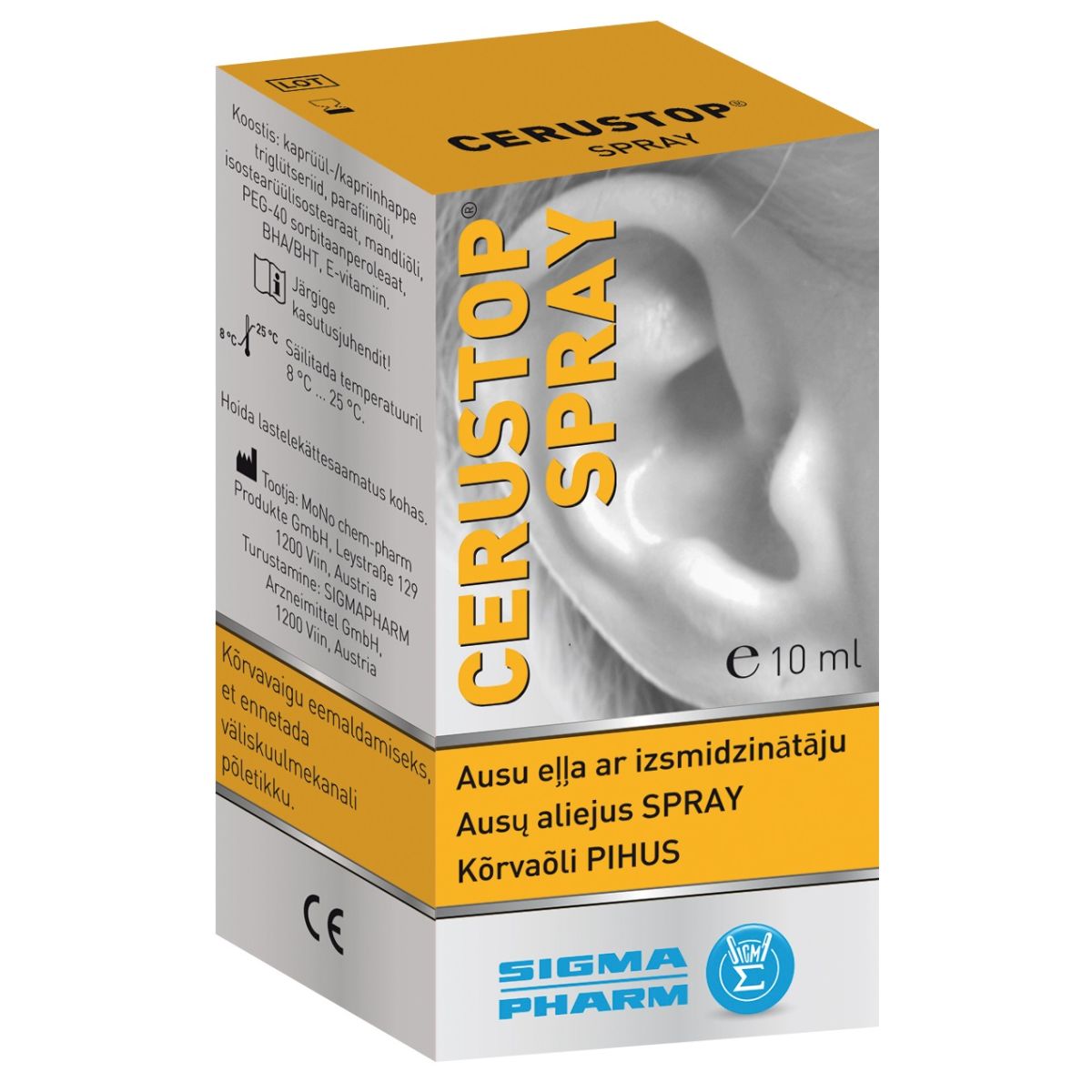 CERUSTOP KÕRVAÕLISPREI 10ML - Product Image