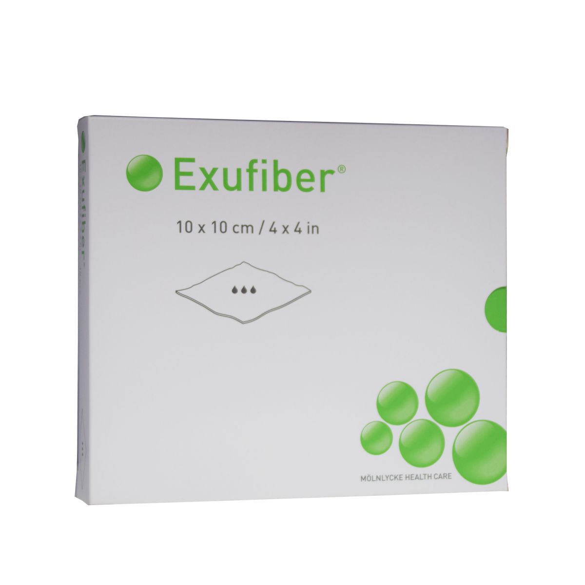 EXUFIBER 10X10CM N10 STER GEELISTUVATE KIUDUDEGA HAAVASIDE - Product Image