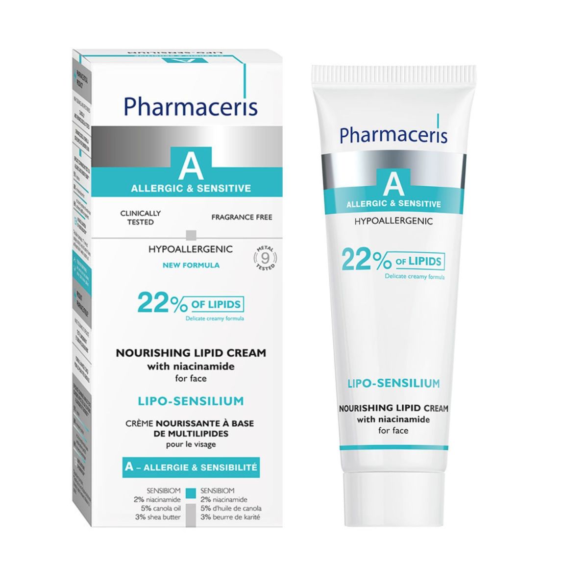 PHARMACERIS A LIPO-SENSILIUM NÄOKREEM TOITEV 50ML UUS - Product Image