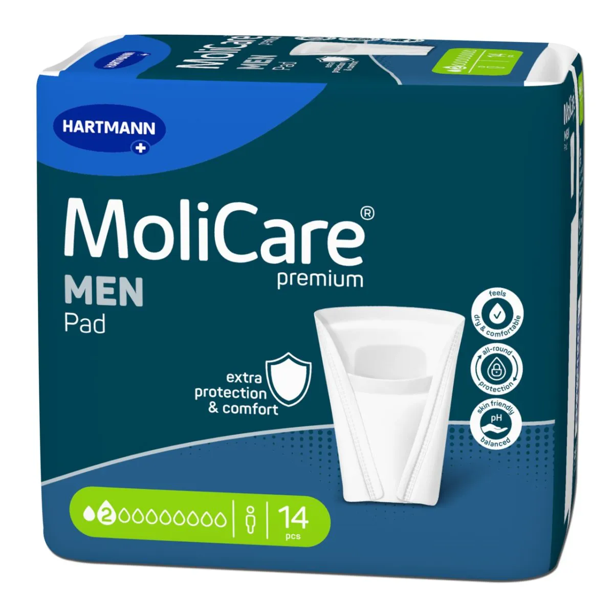 MOLICARE PAD MEN 2 TILKA N14/168067/ UUS PAKEND - Product Image