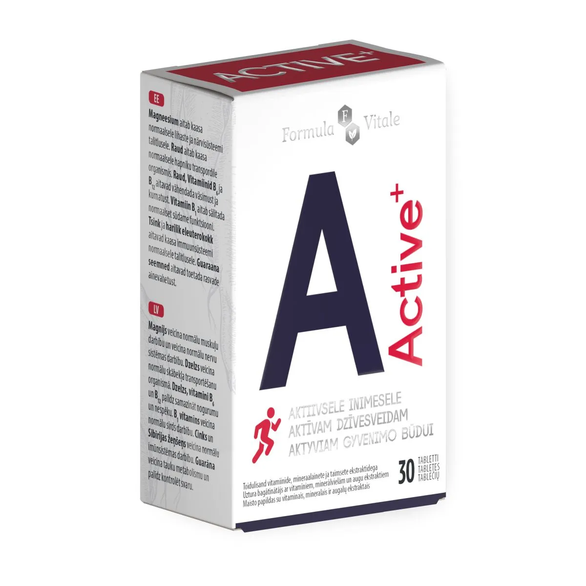 FORMULA VITALE ACTIVE + TBL N30 - Product Image