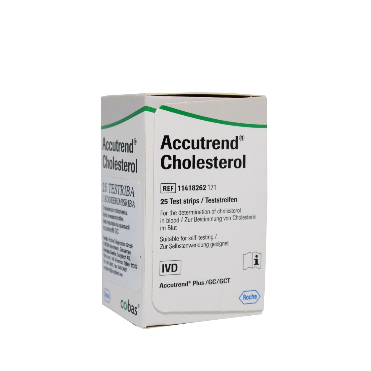 ACCUTREND KOLESTEROOLI TESTRIBAD N25 - Product Image