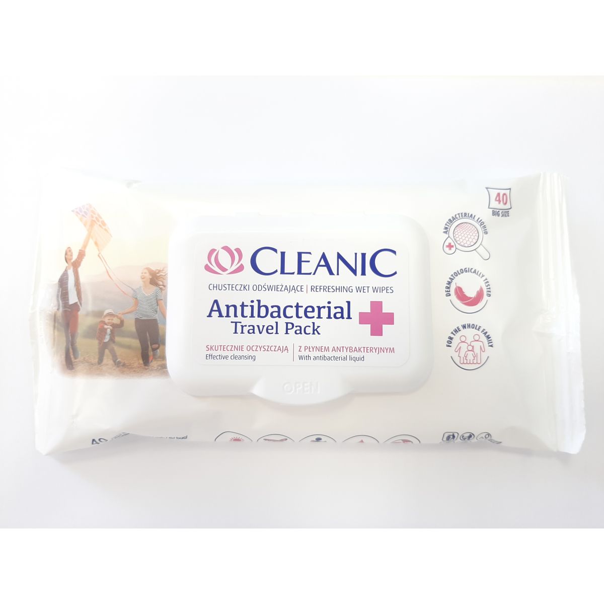 CLEANIC ANTIBAKTERIAALSED SALVRÄTIKUD KÄTELE N40 - Product Image