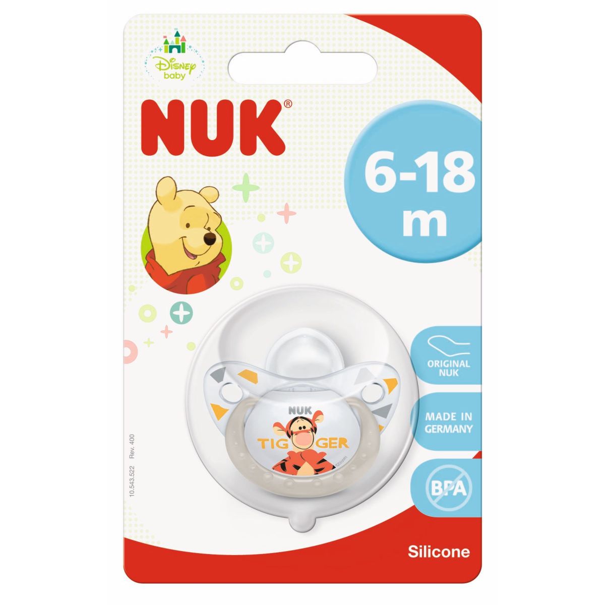 NUK RÕNGASLUTT 2 DISNEY TRENDLINE (SILIK) 6-18 KUUD N1 - Product Image
