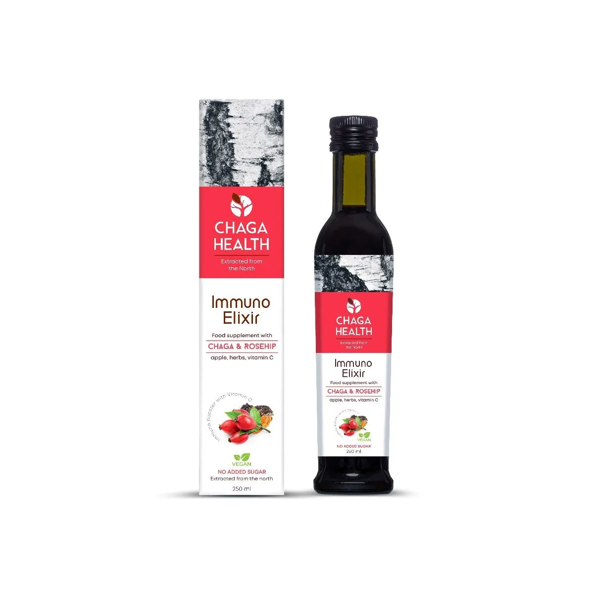 CHAGA HEALTH IMMUNO ELIXIR KIBUVITSA 250ML - Product Image