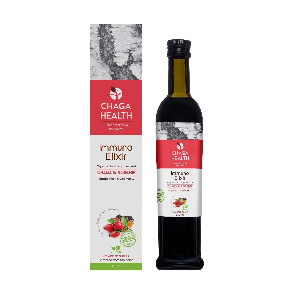 CHAGA HEALTH IMMUNO ELIXIR KIBUVITSA MAHE 500ML - Product Image