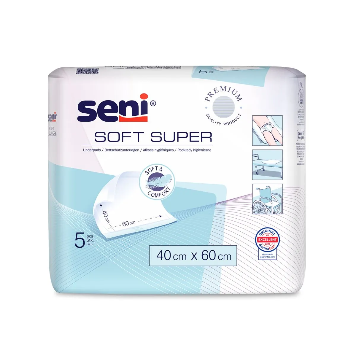 SENI SOFT SUPER ALUSLINAD 40X60CM N5 - Product Image