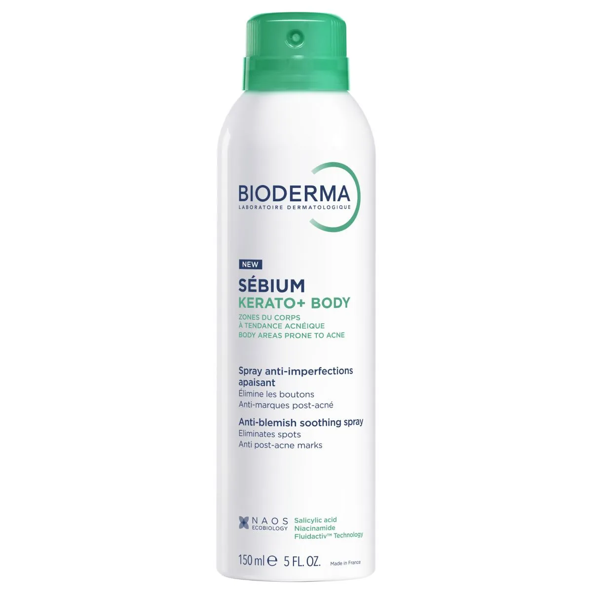 BIODERMA SEBIUM KERATO+ KEHASPREI AKNELISELE NAHALE 150ML - Product Image