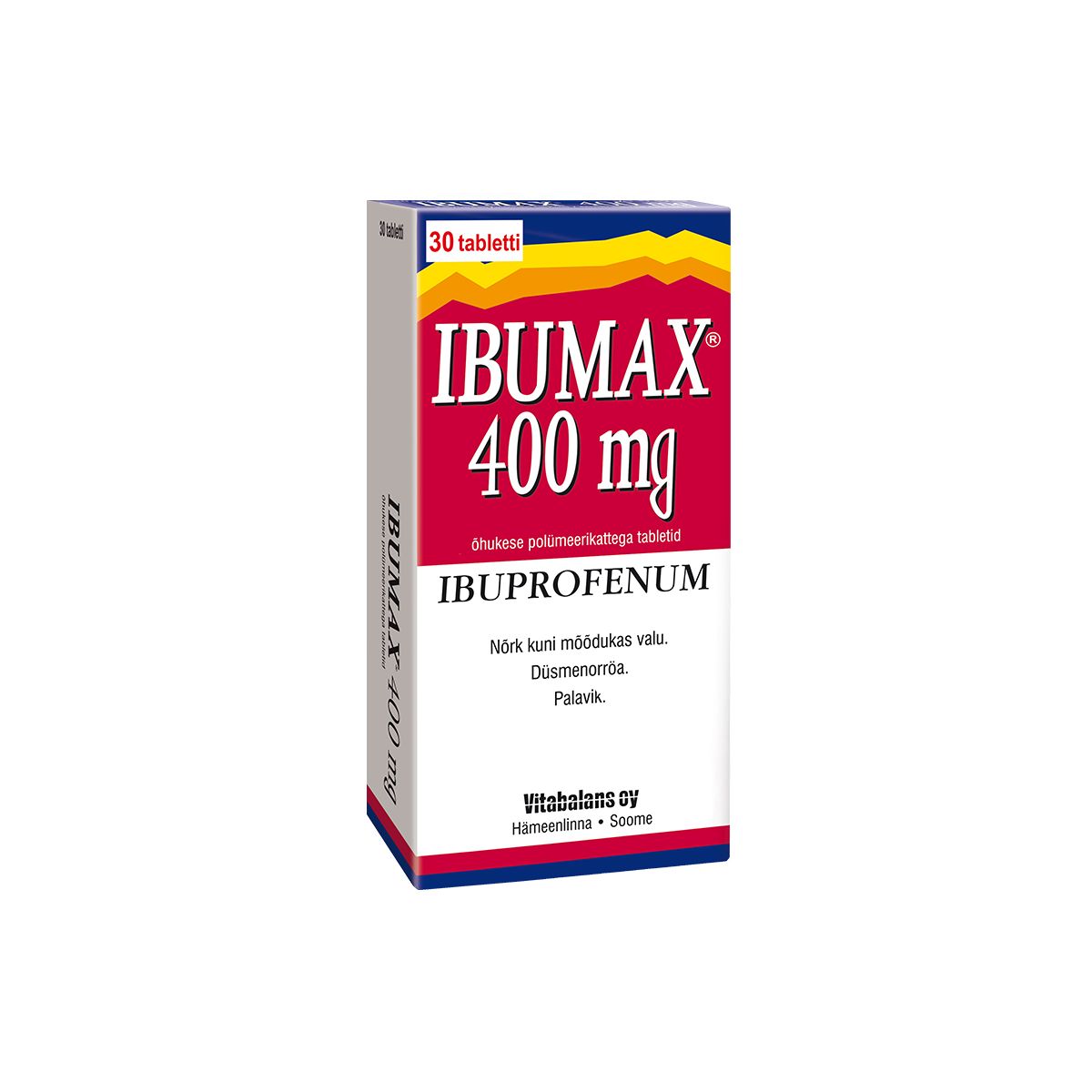 IBUMAX TBL 400MG N30 - Product Image