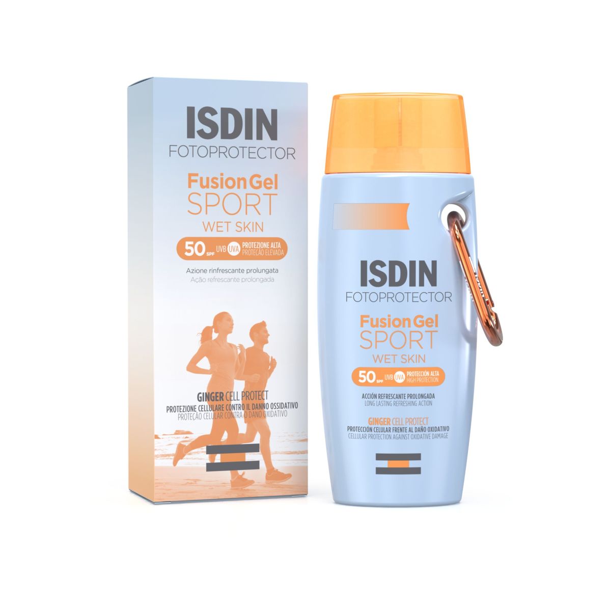 ISDIN SUN PÄIKSEKAITSEGEEL-KREEM SPORT SPF50 100ML - Product Image