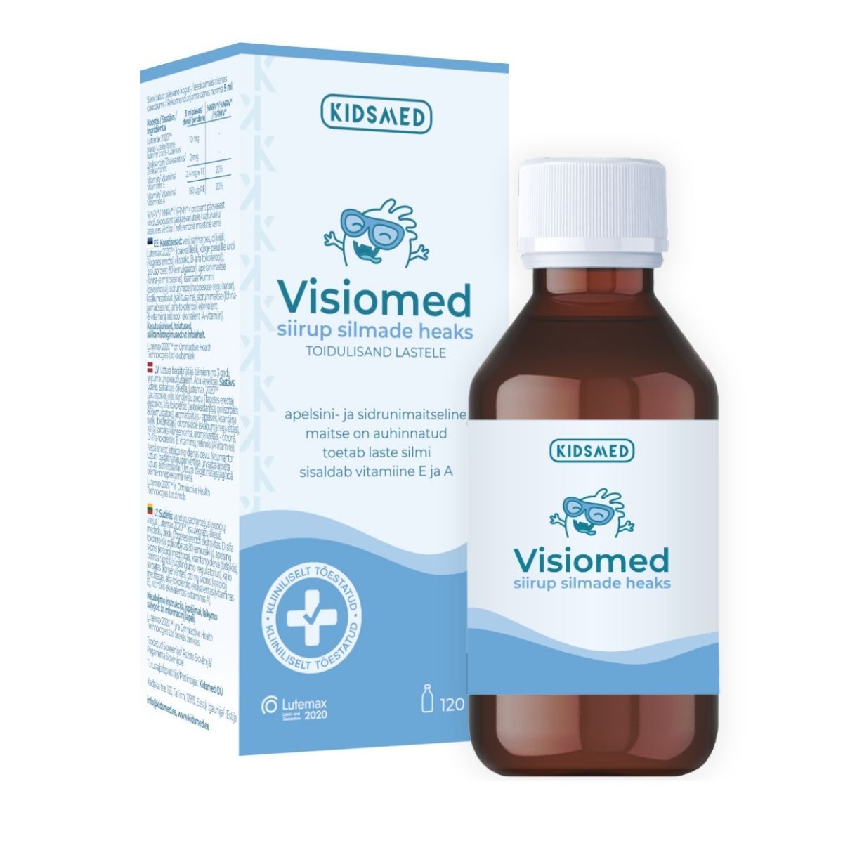 KIDSMED VISIOMED SIIRUP SILMADE HEAKS 120ML - Product Image