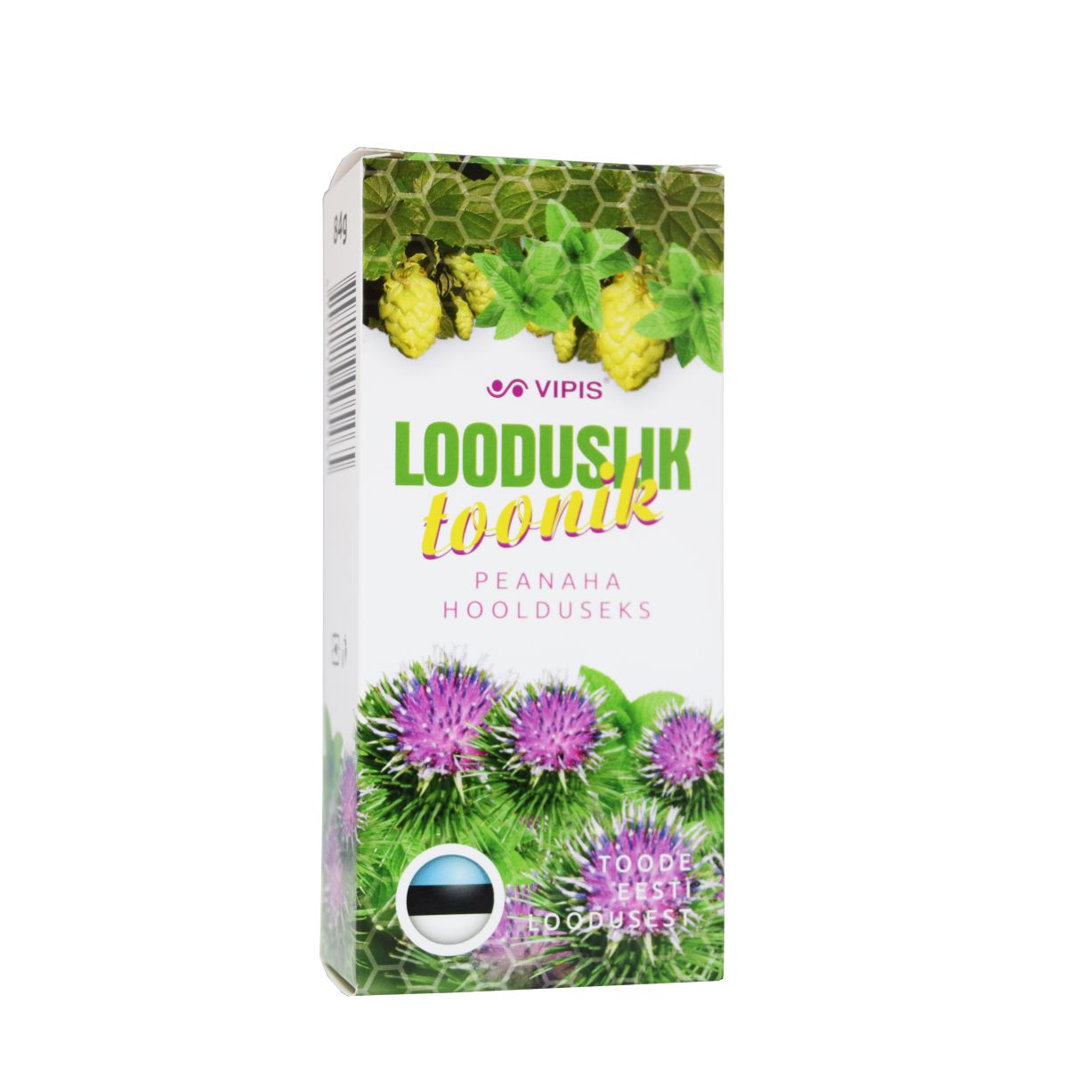 VIPIS LOODUSLIK TOONIK PEANAHA HOOLDUSEKS 84G - Product Image