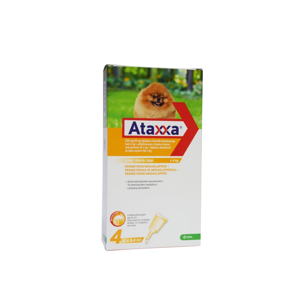 ATAXXA TÄPILAHUS 200MG+40MG/0,4ML N4