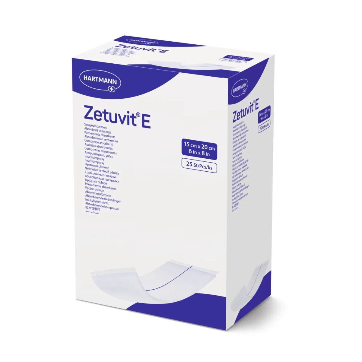 ZETUVIT E STERIILNE 15X20CM N25 /413772/ - Product Image