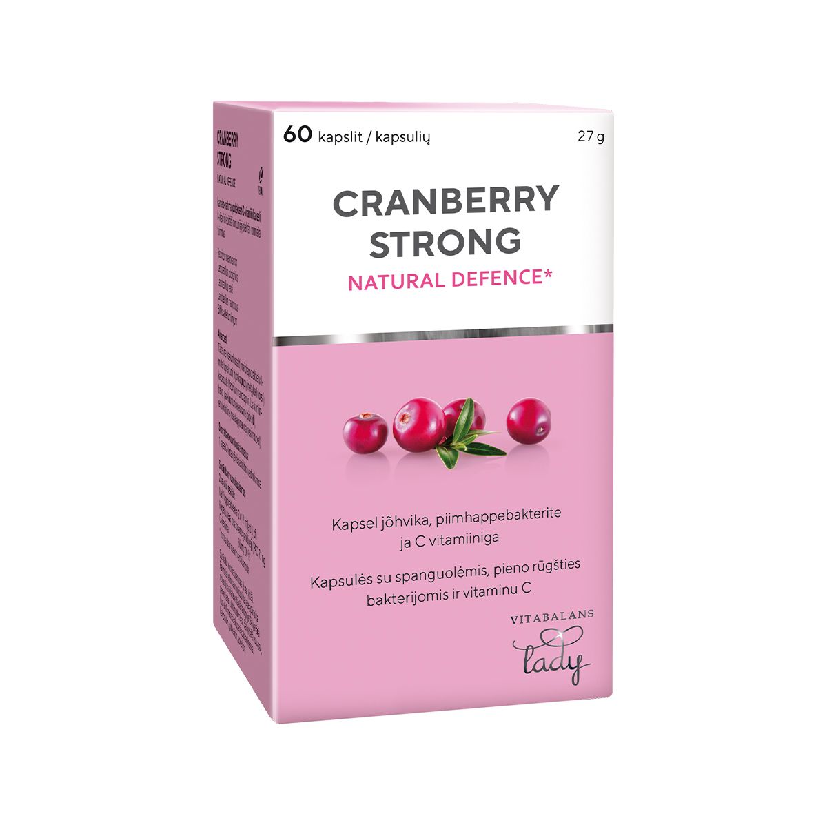 CRANBERRY STRONG CAPS N60 - Product Image