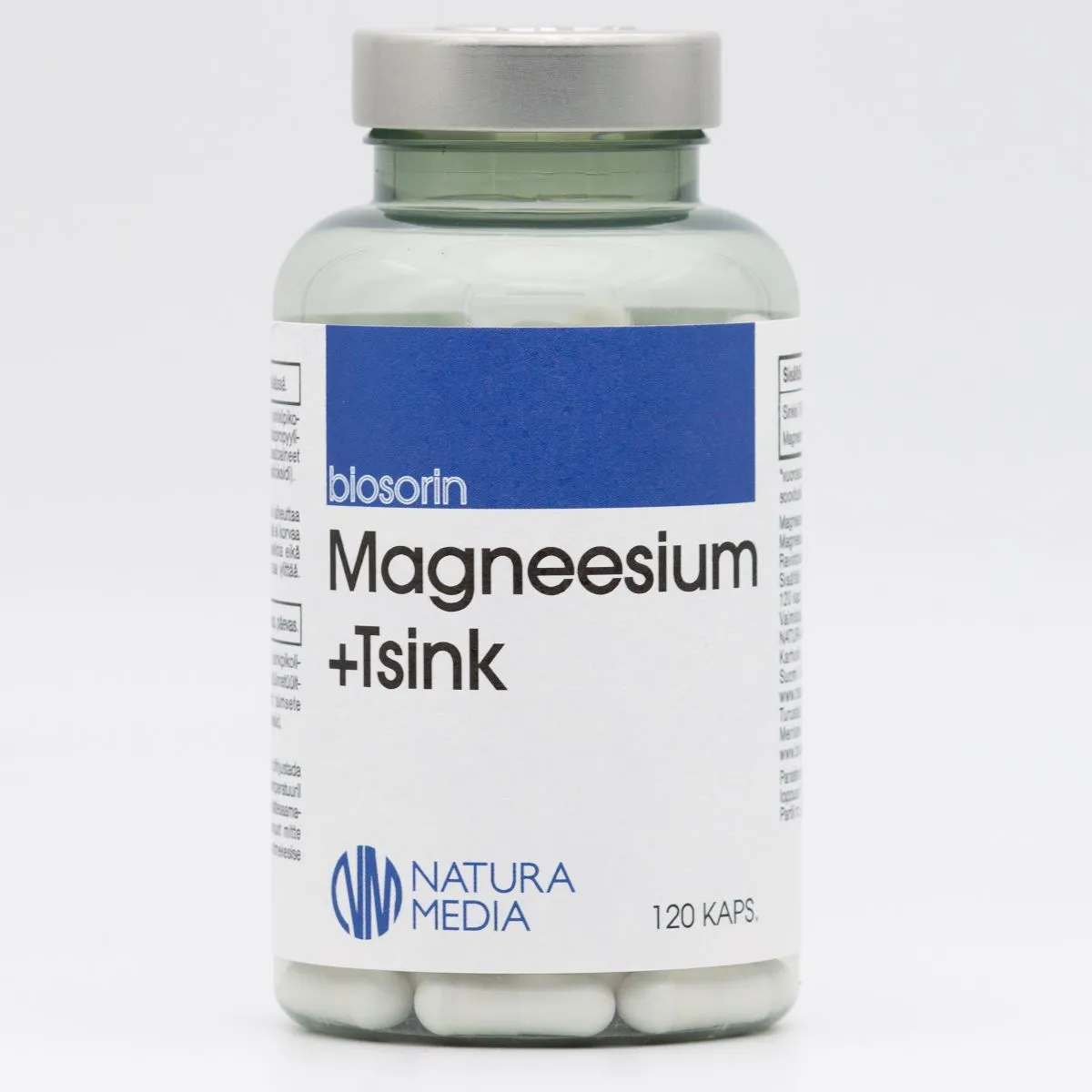BIOSORIN MAGNEESIUM 270MG + TSINK 22MG N120