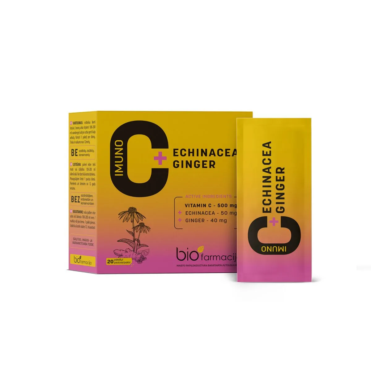 IMUNO C + ECHINACEA + GINGER N20 - Product Image