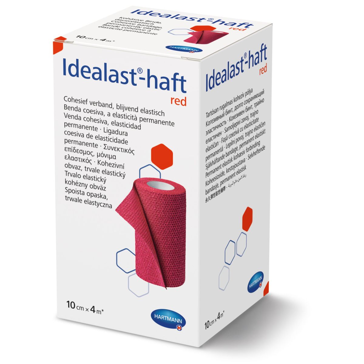 ELASTIKSIDE IDEALAST- HAFT RED (PUNANE) 10CMX4M/931098/ - Product Image