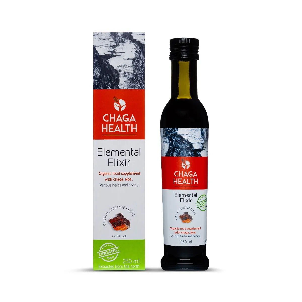 CHAGA HEALTH ELEMENTAL ELIXIR MAHE 250ML - Product Image