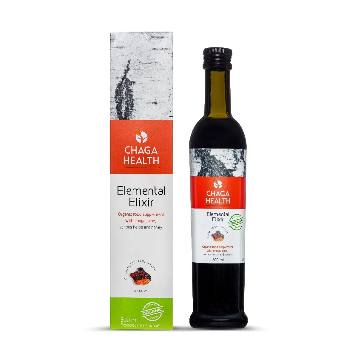 CHAGA HEALTH ELEMENTAL ELIXIR MAHE 500ML - Product Image
