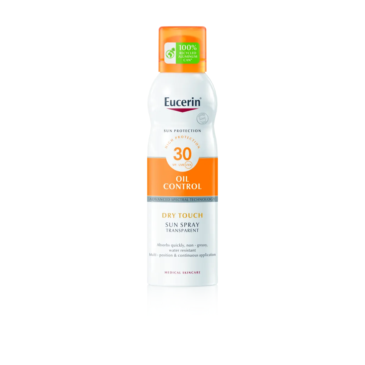 EUCERIN SUN PÄIKESEKAITSEAEROSOOL VÄRVITU SPF30 200ML - Product Image 1