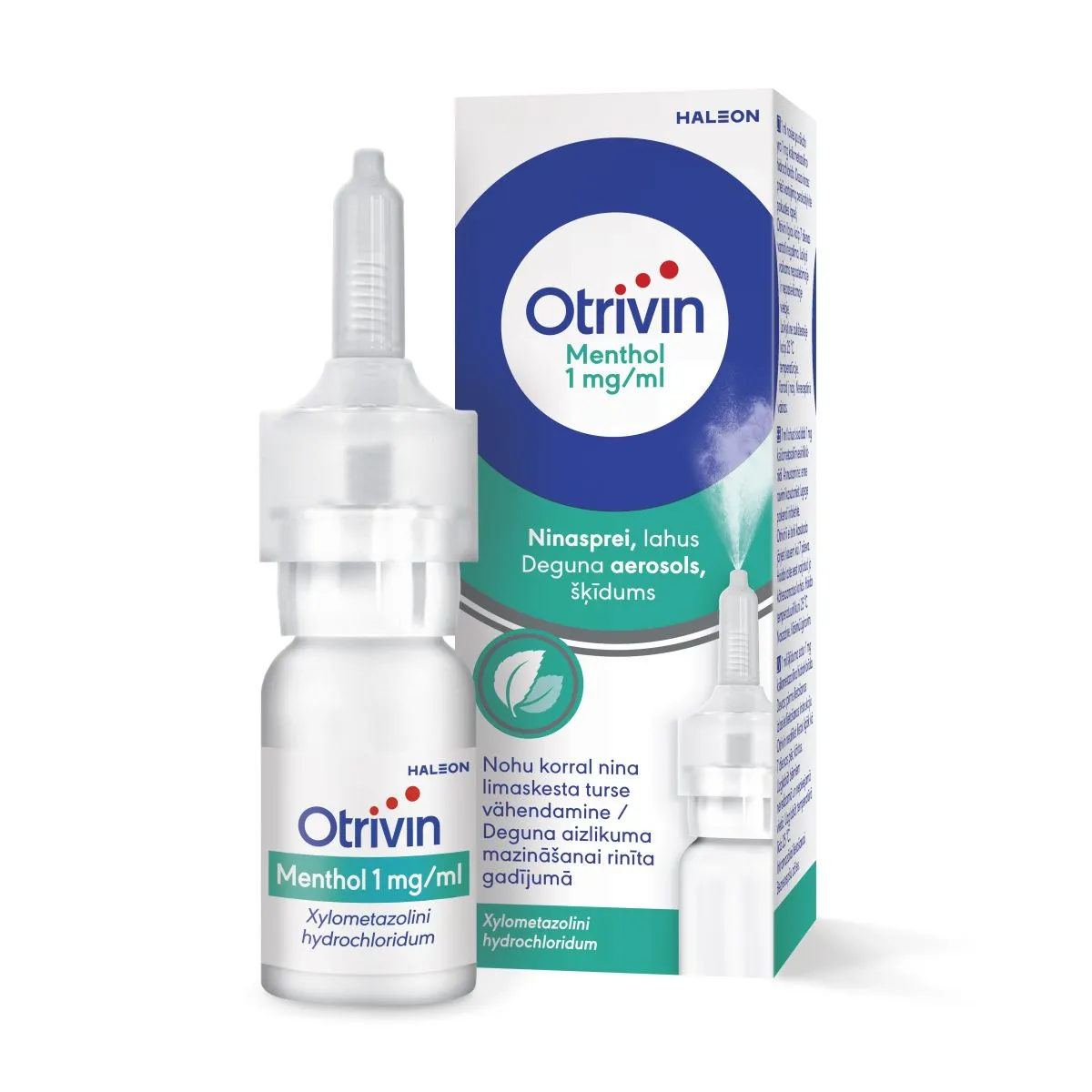OTRIVIN MENTHOL NINASPREI 1MG/ML 10ML - Product Image