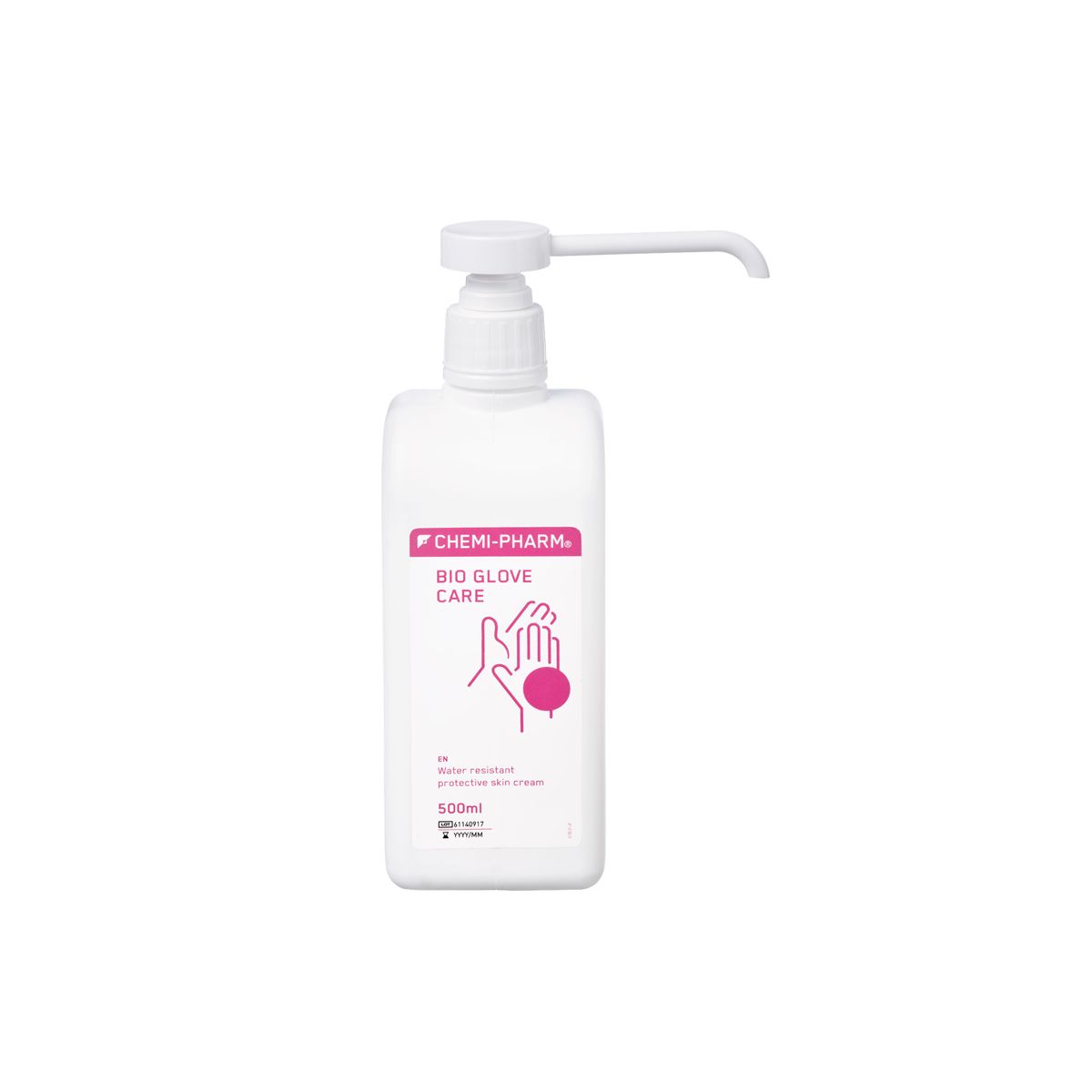 CHEMIPHARM BIO-GLOVE CARE KAITSEKREEM 500ML (PUMBAGA) - Product Image