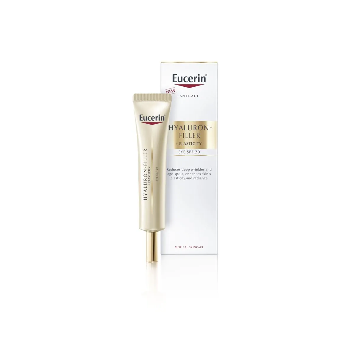 EUCERIN HYALURON FILLER+ELASTICITY SILMAÜMBRUSKREEM 15ML UUS - Product Image