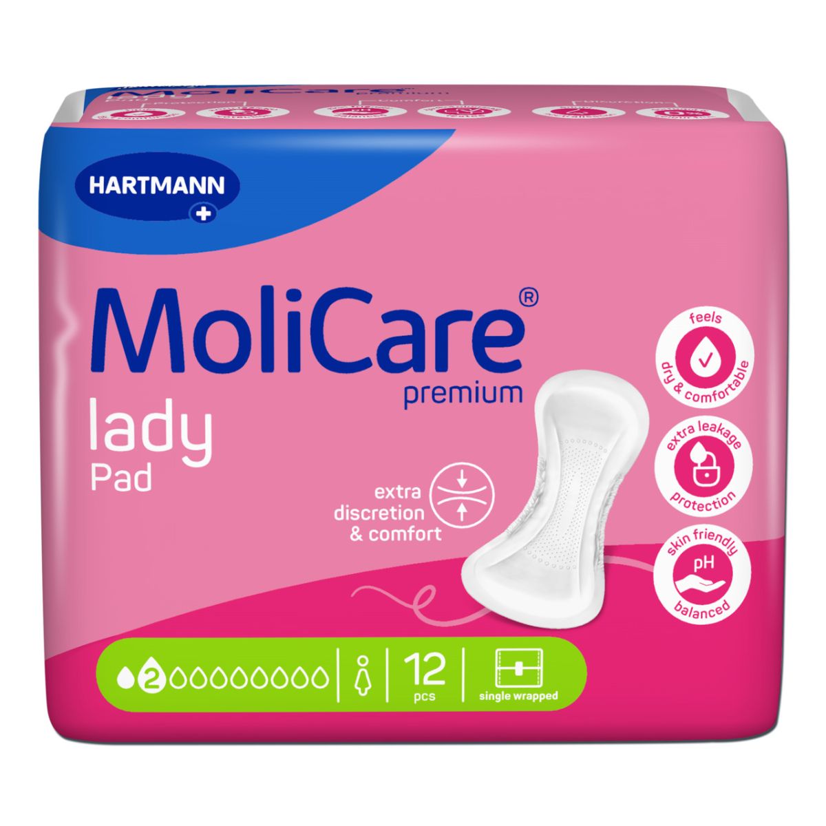 MOLICARE PAD LADY 2 TILKA N12 /168044/ UUS PAKEND - Product Image