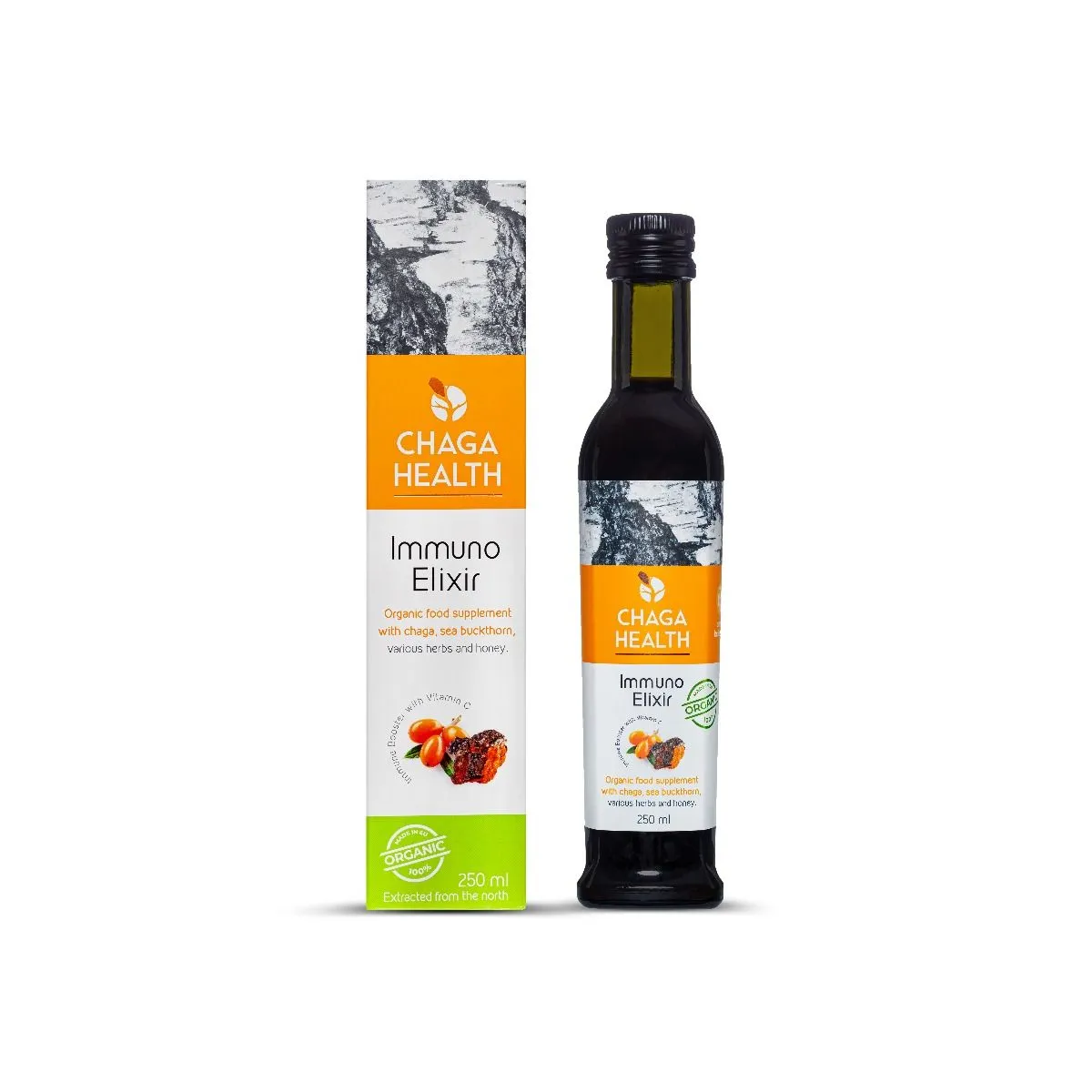 CHAGA HEALTH IMMUNO ELIXIR ASTELPAJU MAHE 250ML - Product Image
