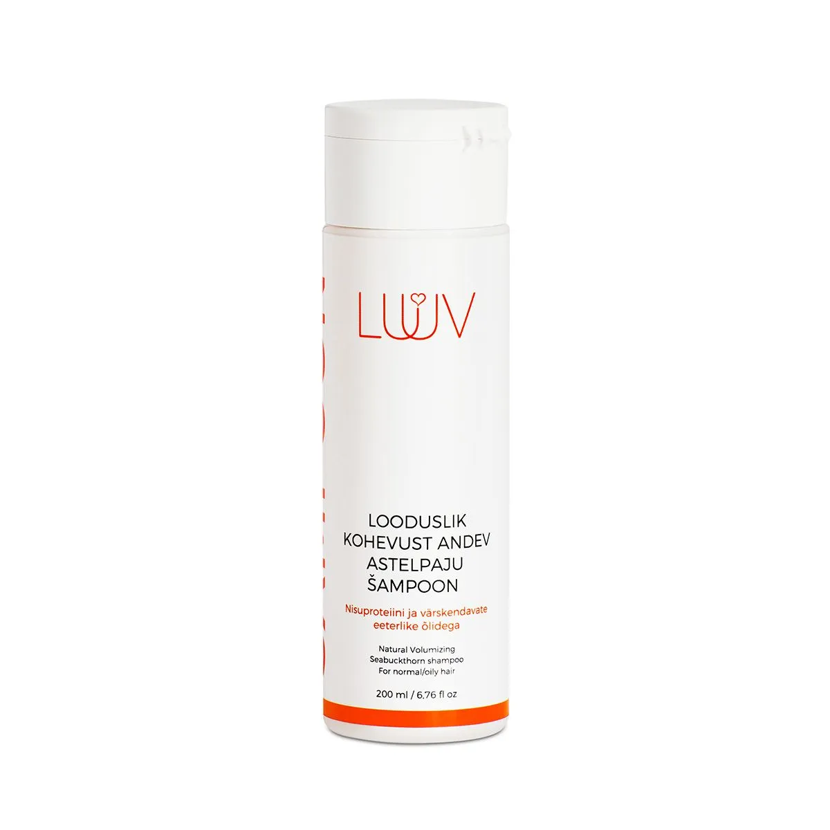 LUUV KOHEVUST ANDEV ASTELPAJU SHAMPOON 200ML - Product Image